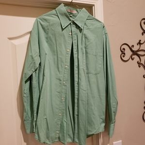 Men's large long sleeve button down shirt